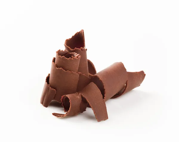Шоколад завитки — стокове фото
