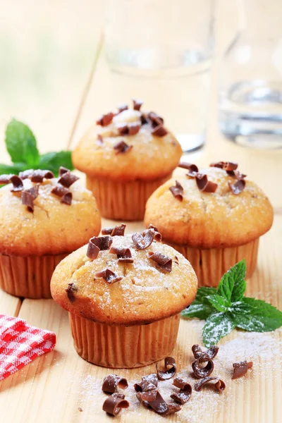 Quatro muffins — Fotografia de Stock