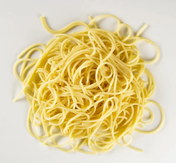 Вареные спагетти — стоковое фото