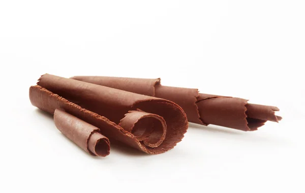 Шоколадные завитки — стоковое фото
