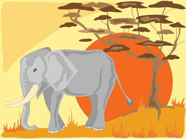 Слон — стоковый вектор