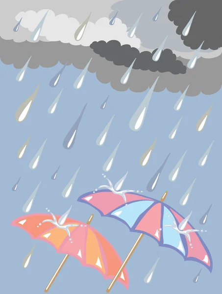 雨の日 — ストックベクタ