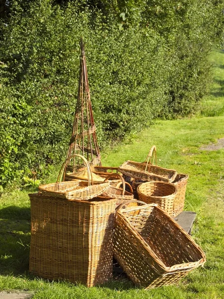 Whicker baskets — Stock Photo, Image