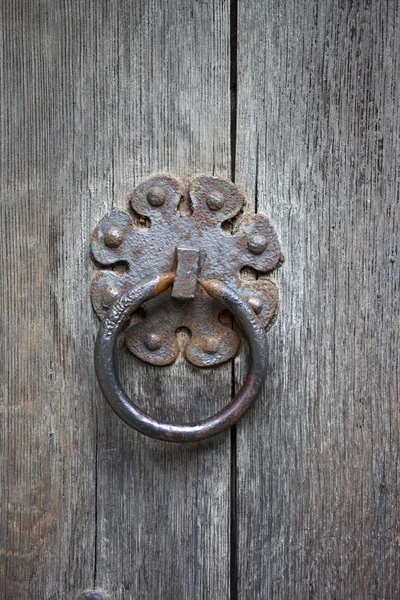 Ancienne poignée de porte en fer — Photo