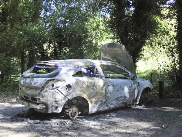 Burned out car — Stock Photo, Image