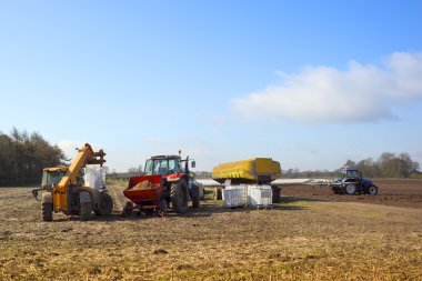 Agricultural scene clipart