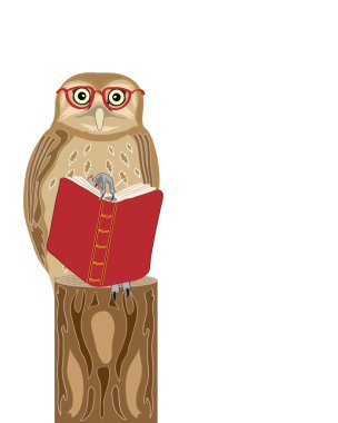 Wise owl clipart