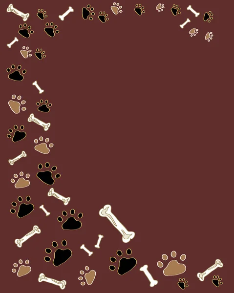 stock image Paw prints