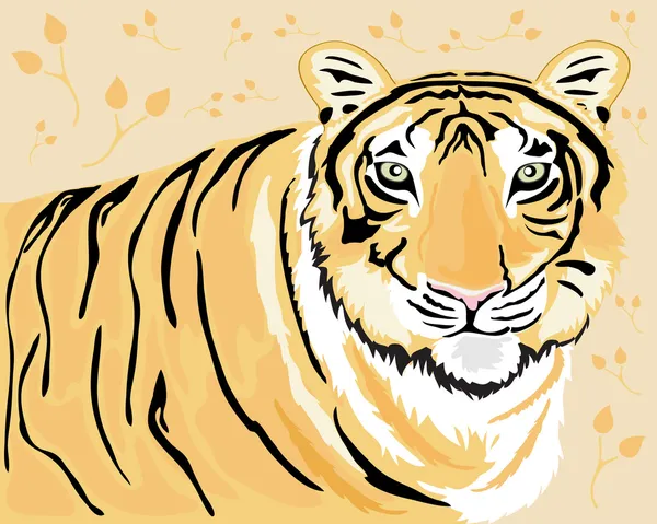 stock vector Tiger