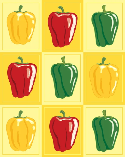 stock vector Peppers