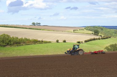 Agricultural landscape clipart