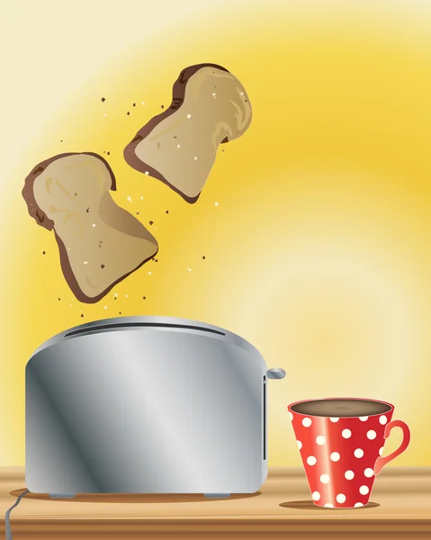 Toast — Stockvector