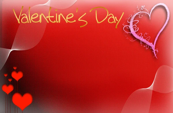 De dag van Valentijnskaarten illustratie — Stockfoto