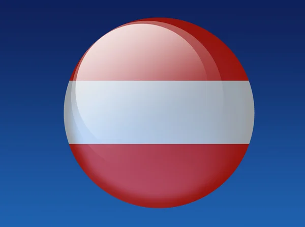 奥地利国旗 — 图库照片