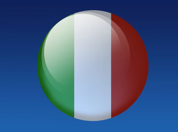 Ιταλική σημαία — Φωτογραφία Αρχείου
