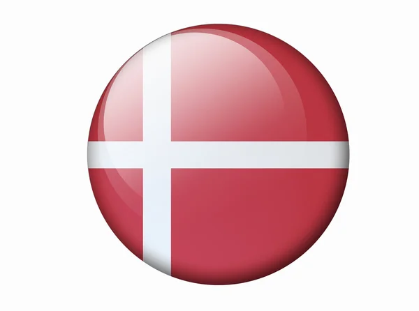 Bandiera danese — Foto Stock