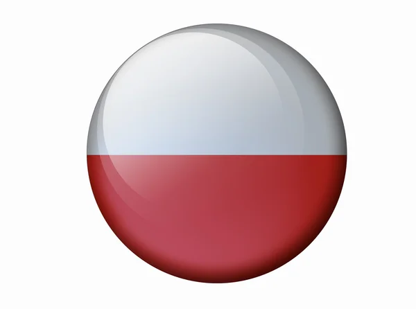 Bandiera polacca Immagini Stock Royalty Free