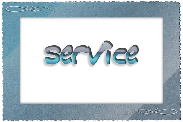 Service Word dans le cadre — Photo