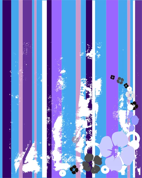 Style floral Grunge — Image vectorielle
