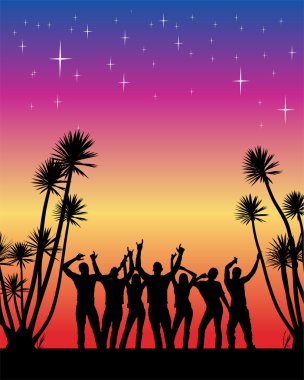 Beach party clipart