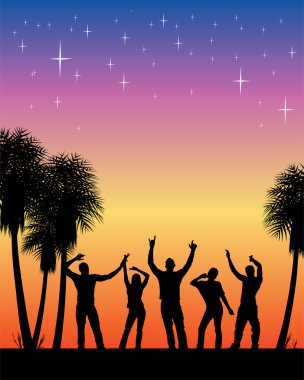 Beach party clipart