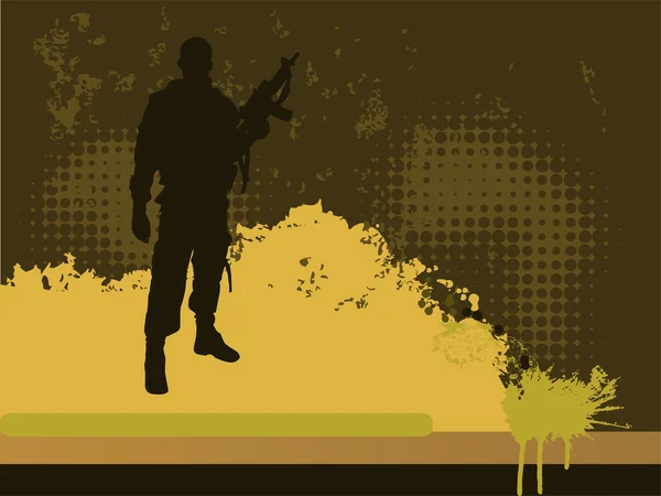 Soldat — Image vectorielle