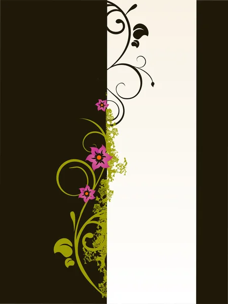 Floral banner — Stock Vector
