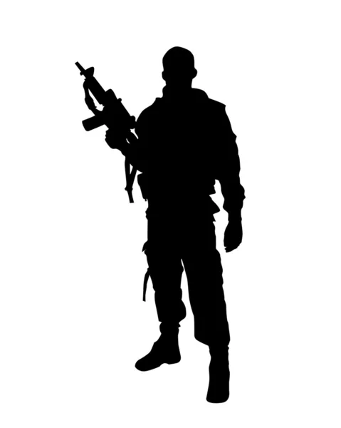 Soldat — Image vectorielle