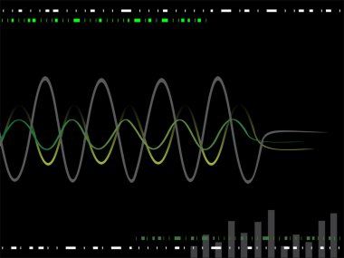 Sound waves clipart