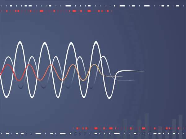 Ljudvågor — Stock vektor