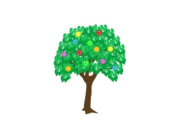 Tree_spring — Stok Vektör