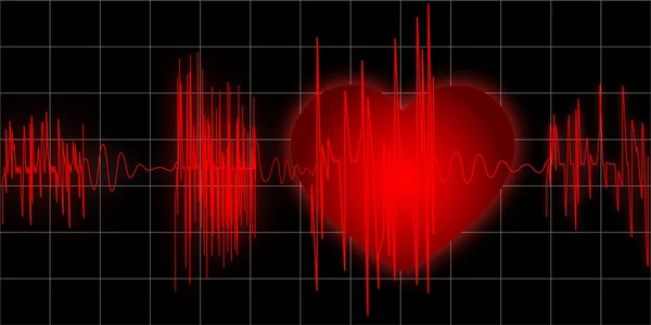 Cardiograma —  Vetores de Stock