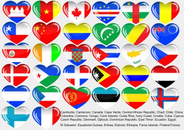 World_flag_EPS10 clipart