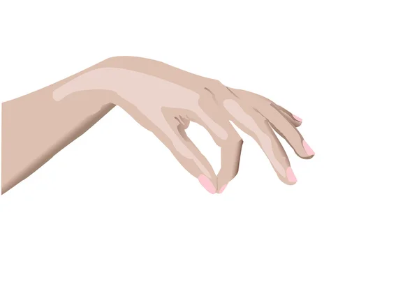 Die Hand der Person — Stockvektor