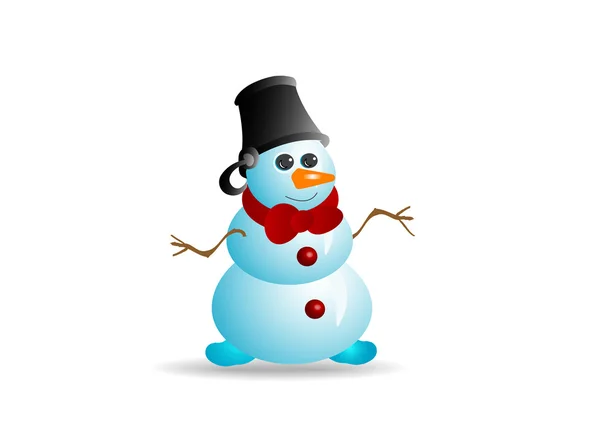 Snowman 1 — Stock Vector