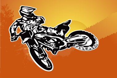 Motorcycle vector clipart