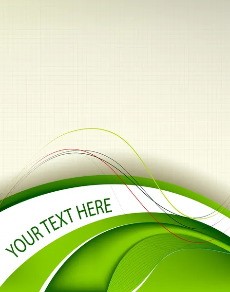 Vecteur de fond vert frais — Image vectorielle