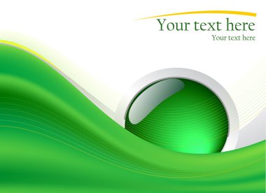 Green abstract background line vector clipart