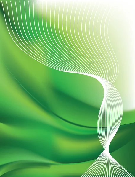 Grüner abstrakter Vektorhintergrund — Stockvektor