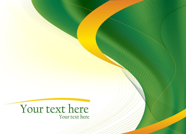 Зеленый абстрактный вектор
