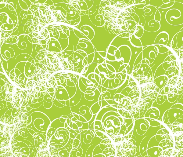 Eco background vector with floral swirls — Stock Vector