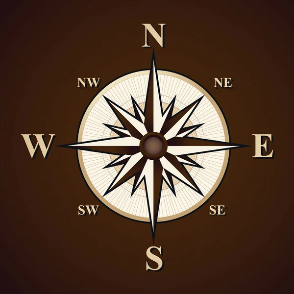 Kompass vektor bakgrund — Stock vektor