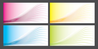 Colorful wave background clipart