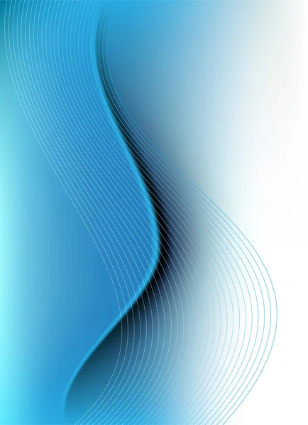 Blauer abstrakter Hintergrundvektor — Stockvektor