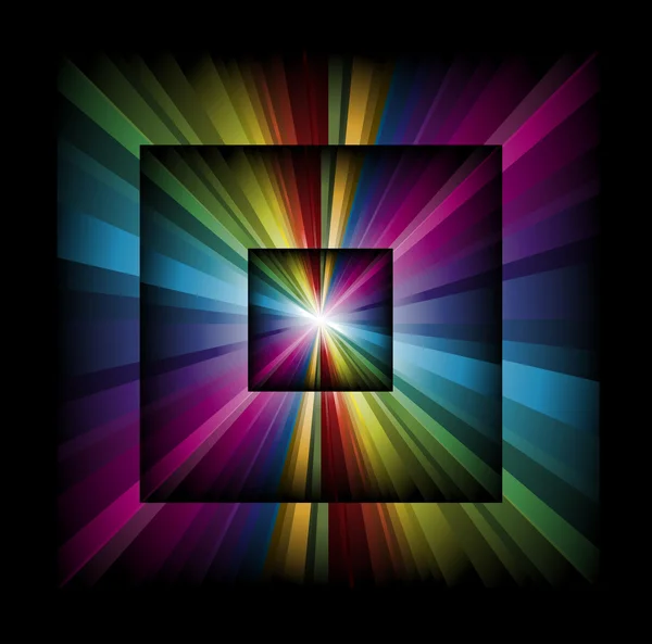 Conception colorée avec un vecteur d'éclatement — Image vectorielle