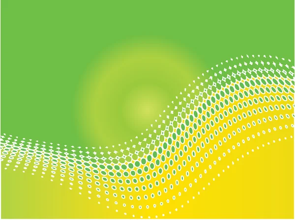 Grüner abstrakter Hintergrundvektor — Stockvektor