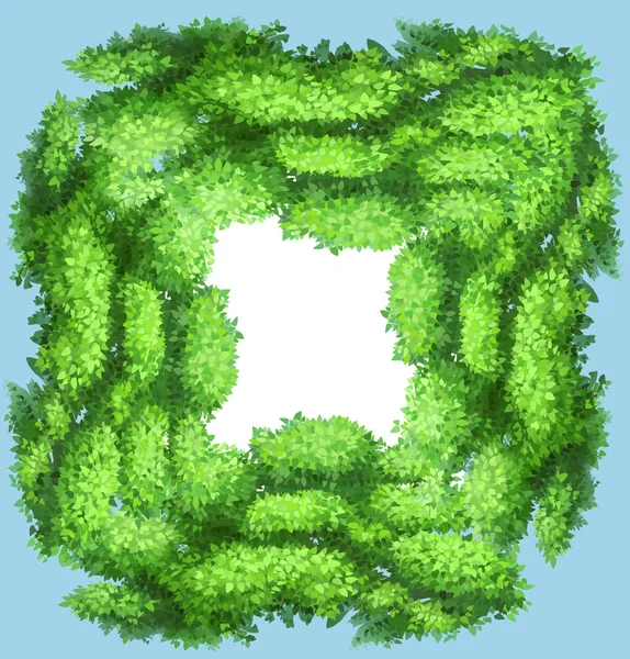 Grüne abstrakte Wald Hintergrund Vektor — Stockvektor