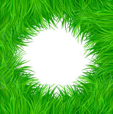 Grass vector pattern background clipart
