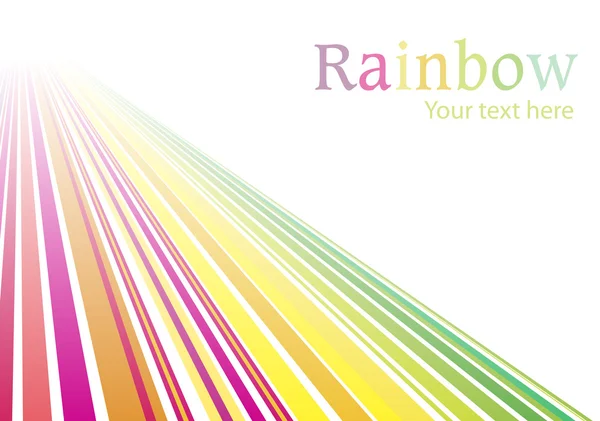 Rainbow abstrato vetor de linha de fundo — Vetor de Stock