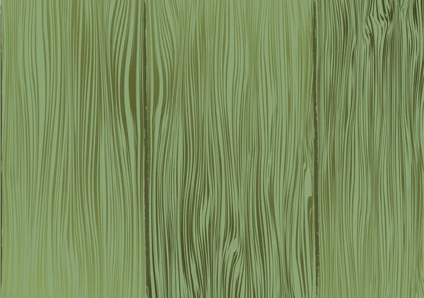 Grönt trä textur. vektor bakgrund. — Stock vektor
